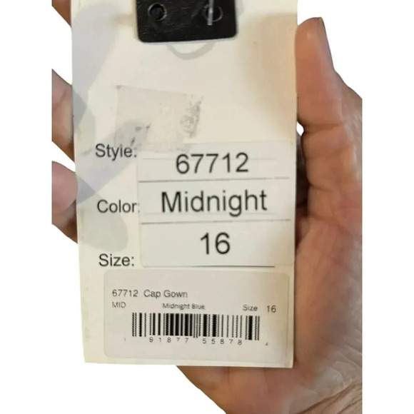 NWT Mac Duggal 67712 Bell Sleeve Lace Dress MIDNIGHT BLUEBERRY $698 size 16 - Picture 9 of 14